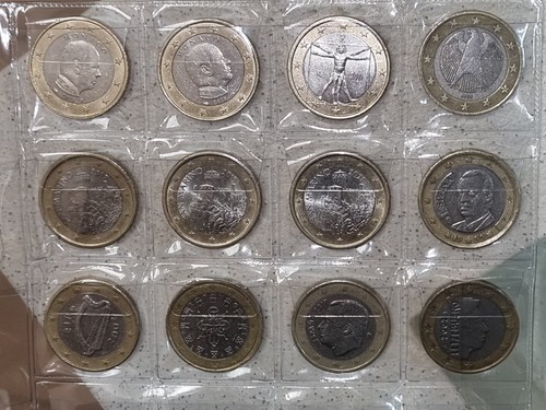 Monete euro lotto 13 pz - monete,