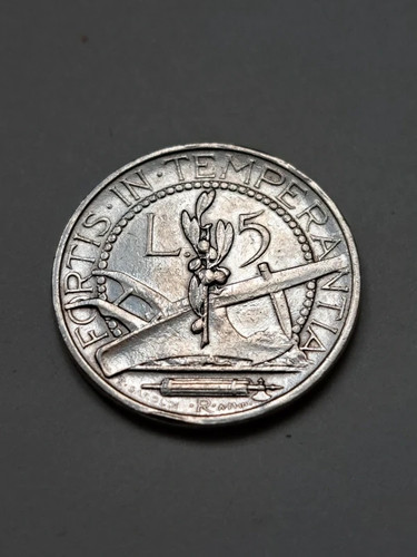 Moneta lire san marino - moneta, 1936