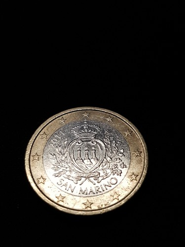 Moneta euro rara san marino - moneta, 1
