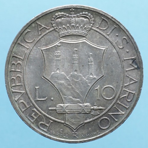 San marino lire 1936 - marino, roma