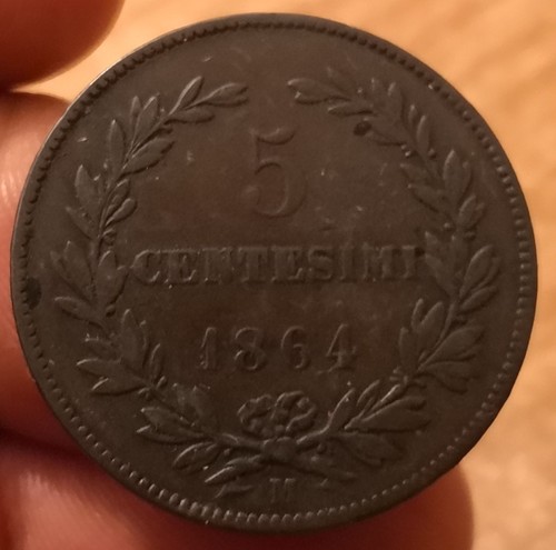 Moneta centesimi 1864 san - centesimi, 1864,