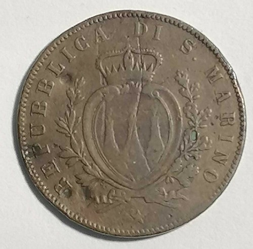 Moneta centesimi lire - 5, san