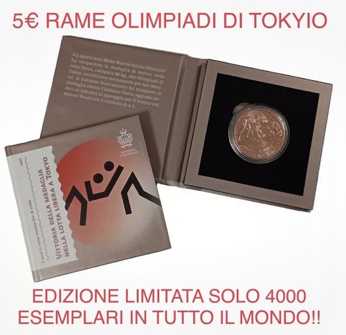 Moneta euro rame 2021 san - rame,