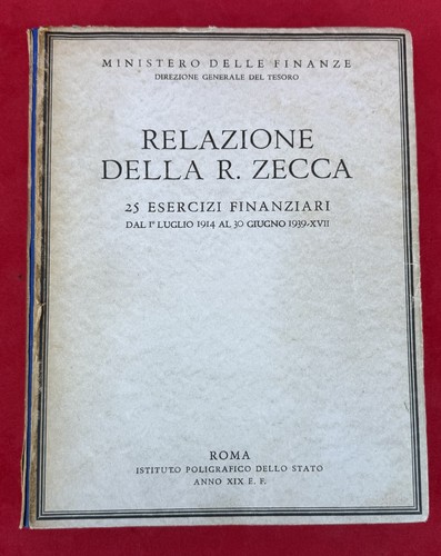 Relazione della regia zecca - della,