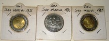 BLOCCO DI 3 RARE MONETE  DA