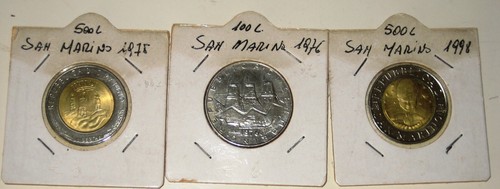 Blocco rare monete da - ,