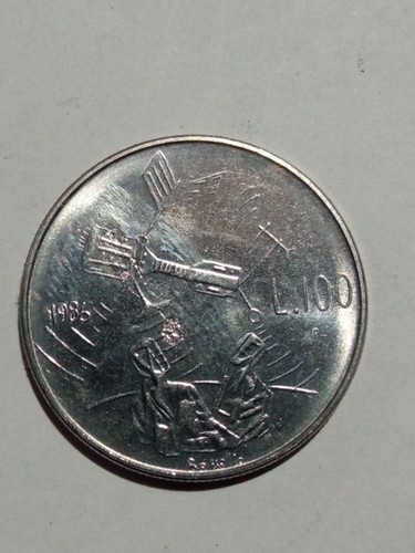 Moneta 100 lire - moneta,