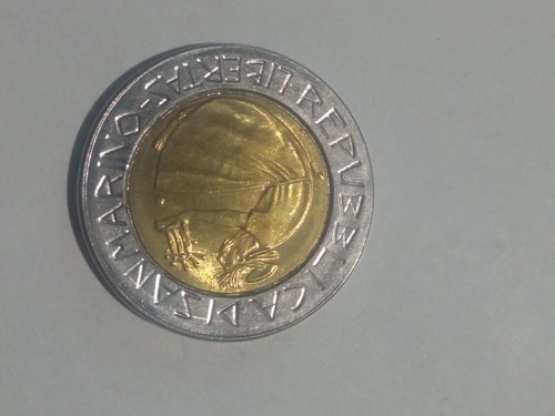 Moneta 500 lire anno - moneta, -anno