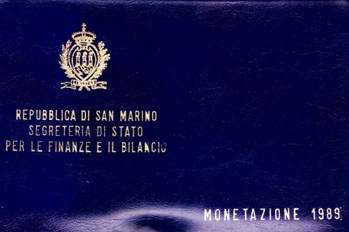 San marino 1989 serie - san,