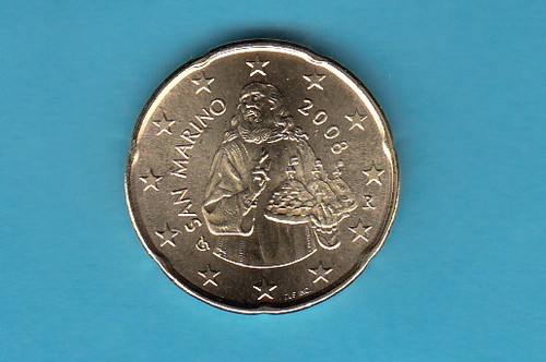 San marino prima moneta fdc - marino,
