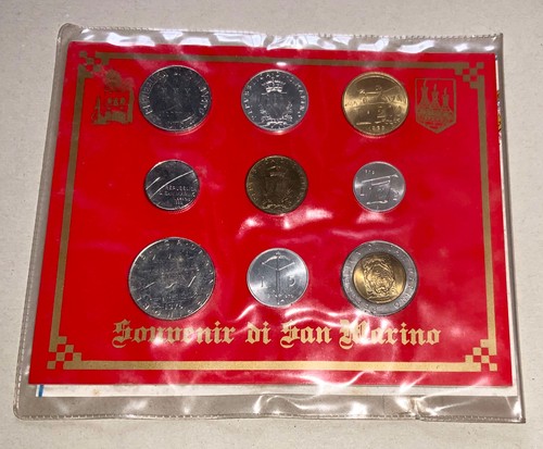 Folder souvenir monete san - 9,
