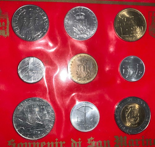 Folder souvenir monete san - souvenir, 9