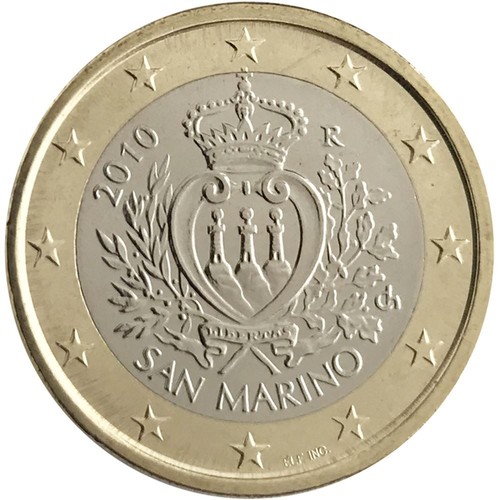 Moneta euro repubblica - ,