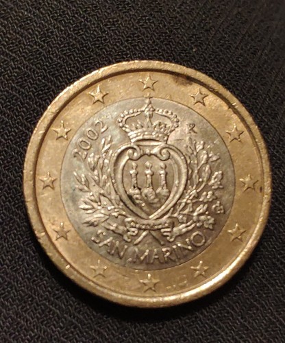 Moneta rara euro san - rara, marino